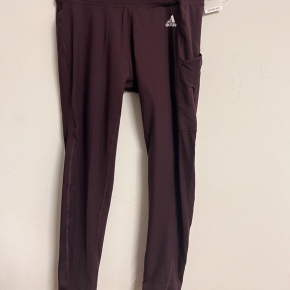 Adidas High-Waisted 7/8 Leggings - Picture 2 of 6